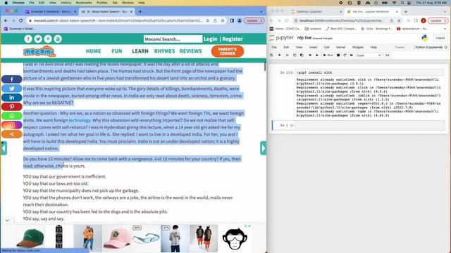 Tokenization in NLP | NLP | Natural Language Processing | NLP in Python | Python in Tamil смотреть онлайн