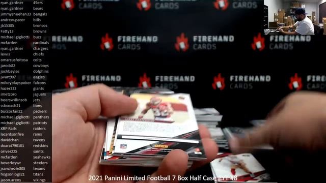 4/3/2022 2021 Panini Limited Football 7 Box Half Case PYT #8 смотреть онлайн