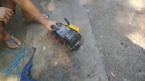 Заводим бензопилу с помощью дрели