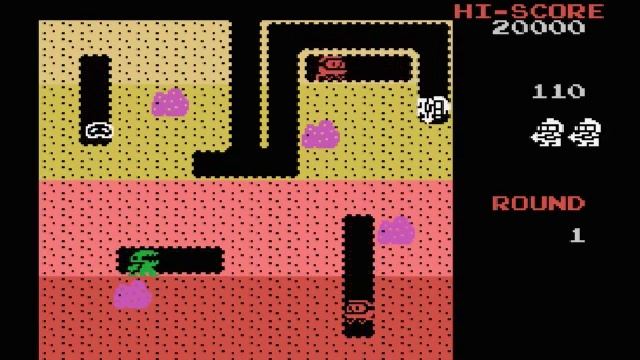 Dig Dug (1982) - Retro Gameplay