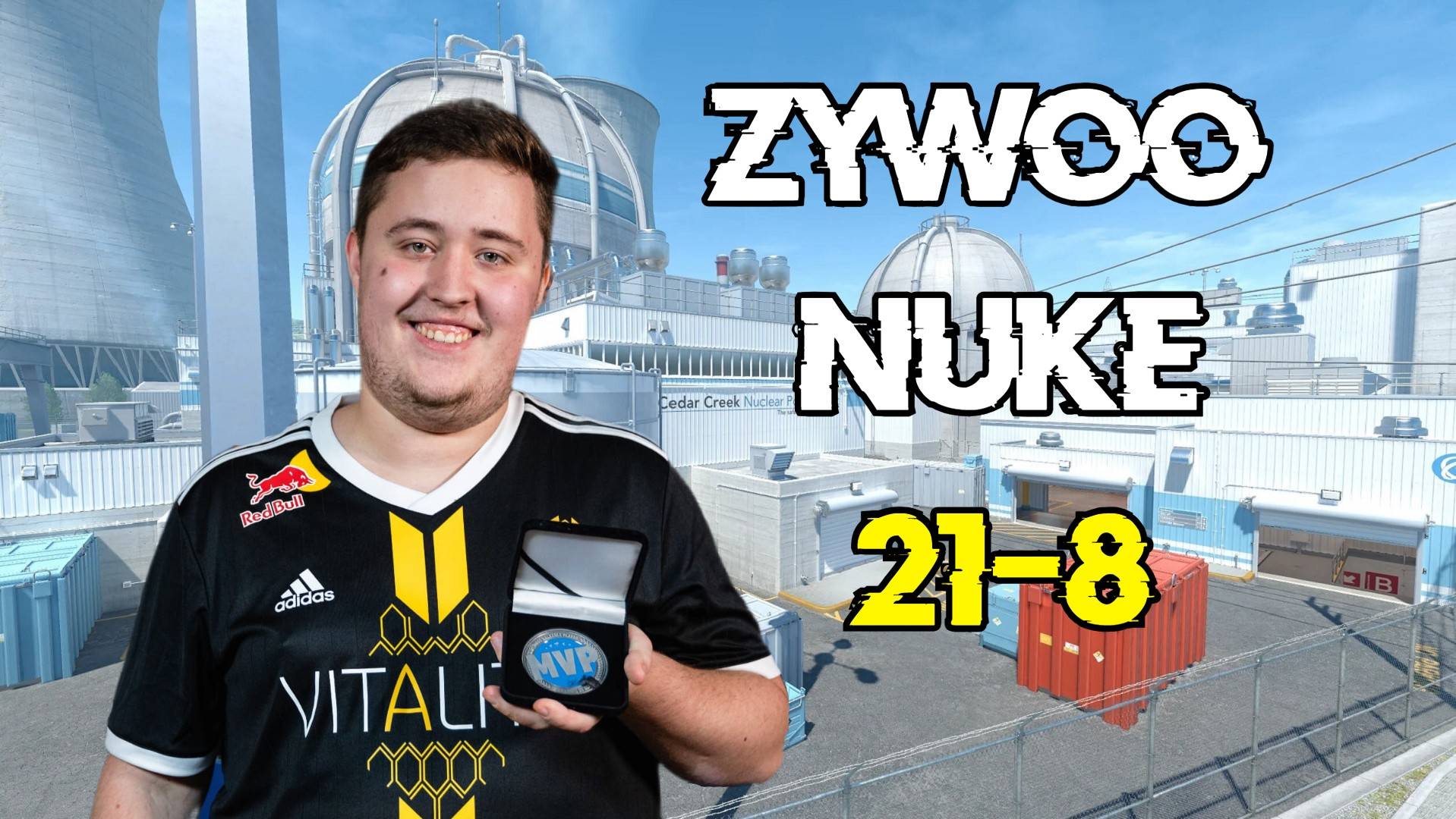CS2 POV ZywOo (21-8) NUKE Рейтинг 1.94 FaceIt 22 августа 2024