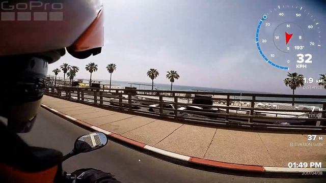 GOPRO 5 GPS \ Kimko Moby 125 CC motorcycle смотреть онлайн