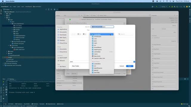 Generate Controller code | JavaFX + SceneBuilder + IntelliJ IDEA смотреть онлайн