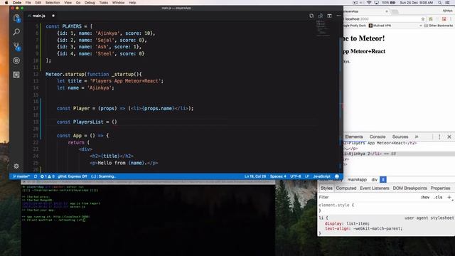 05 Fullstack React - Render players list смотреть онлайн