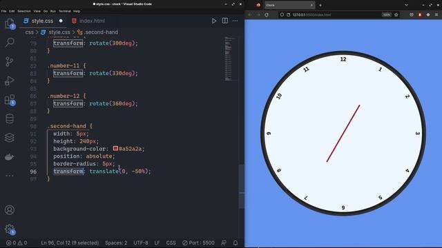 Como criar um relógio com HTML, CSS e JavaScript #html #css #javascript смотреть онлайн