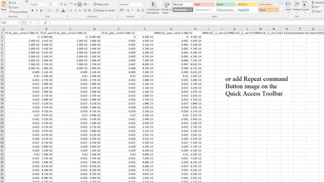 Excel Repeat action смотреть онлайн