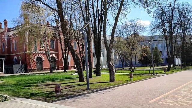 Как выглядит центр города Сумы. Прогулка в центре Сум смотреть онлайн