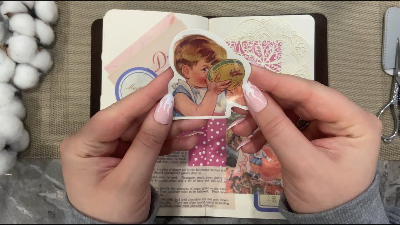 | ASMR for sleep | Vintage Journaling | No talking | Journal decoration | Relaxation 31 смотреть онлайн