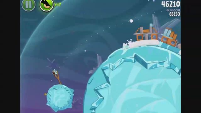 Angry Birds Space - Cold Cuts 2-9 Walkthrough 3 Stars