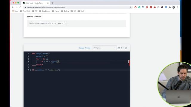 HackerRank - sWAP cASE - Python смотреть онлайн