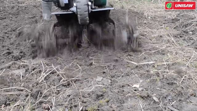 Вспашка огорода фрезами! Мотоблок Caiman Vario. смотреть онлайн