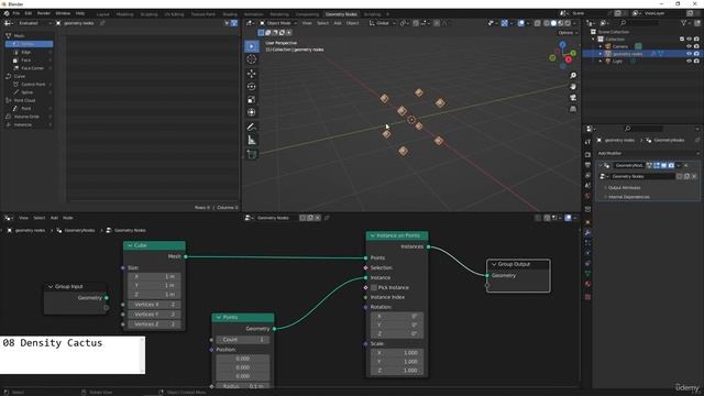 8. Instance Needles On A Cactus. Density Cactus_ru