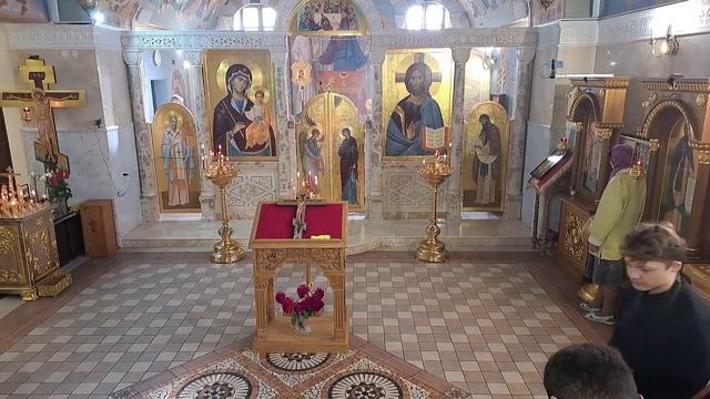Божественная литургия в храме МинДА (27 сентября 2023 г.) смотреть онлайн