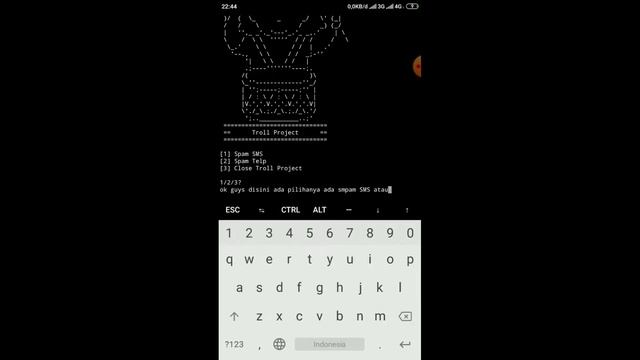 CARA TROLL MELALUI TERMUX смотреть онлайн