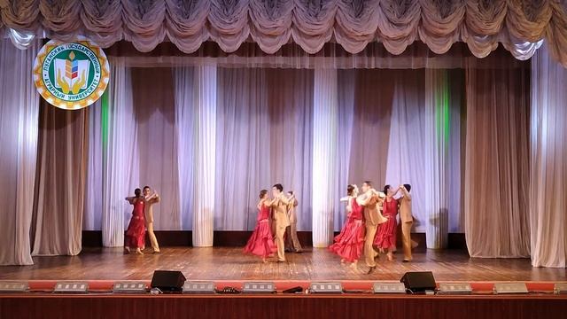 134 Народный ансамбль современного бального танца Вдохновение г Луганск Квикстеп смотреть онлайн