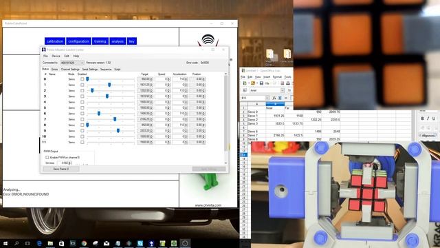 Calibrating The 3D Printed Rubik's Cube Solving Robot by Otvinta смотреть онлайн