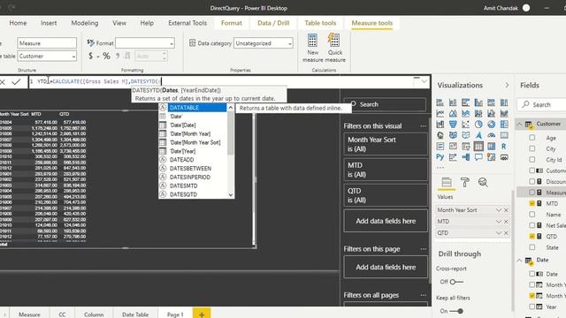 Power BI: Decoding Direct Query: Date Table not in DB- Time Intelligence: Power BI Date table Part смотреть онлайн