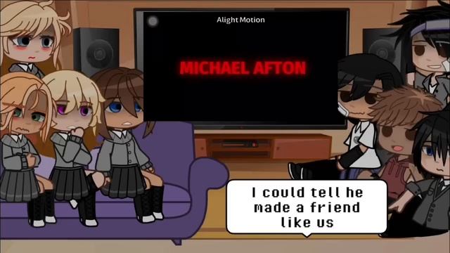[FNAF]Mrs/Mr afton classmates react to their future family[My AU] смотреть онлайн