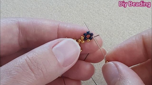 Star Bracelet/Beaded Bracelet With Only Seed Beads/Easy Jewelry Making At Home/Diy Beading