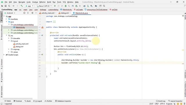 Custom Dialog in android - learn to create Custom Dialog with a Custom Layout in android смотреть онлайн