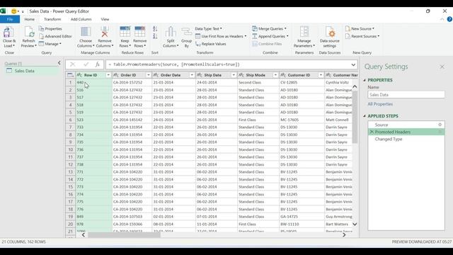 Import Data from text file using power query | Excel Power Query Tutorial смотреть онлайн