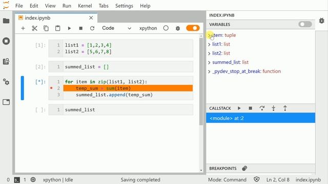 A visual debugger for Jupyter смотреть онлайн