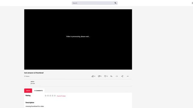 Bug: PlayTubeVideo v2.3 - softwareservitium - Missing video's thumbnail image when using S3 storage смотреть онлайн