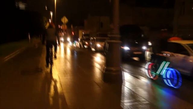 МОСКВА - Ночной велопарад.ПЕРВЫЙ ОПЫТ