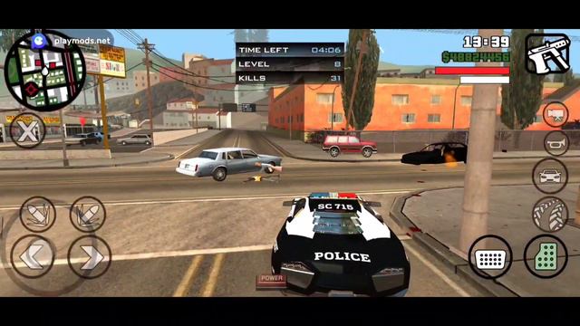 GTA San Andreas Cleo cheats police 🚓 Lamborghini CJ on police 🚨 duty 100+ killed 😎 смотреть онлайн