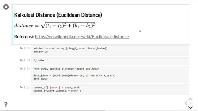 SKLearn 06 | Classification dengan KNN | K-Nearest Neighbours | Belajar Machine Learning Dasar смотреть онлайн