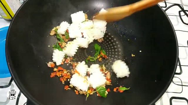 ปลาหมึกผัดกะเพรา Stir Fried Squid with Holy Basil. смотреть онлайн