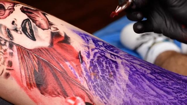 Lady of Universe - Tattoo Timelapse with Real Time смотреть онлайн