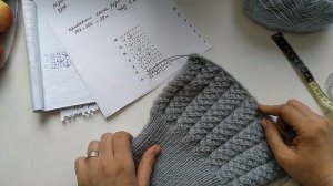 Шапка НЕ косами спицами.  Шапка для тех , кто не любит вязать косы спицами.