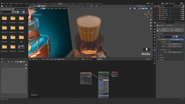 Stylize Magic Bottle part 2 - Blender 2.93 смотреть онлайн
