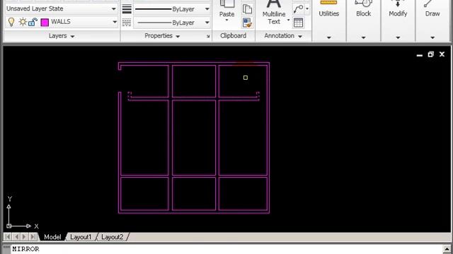 AutoCAD 2D Drawing Course A - Part 2 - Wall Openings смотреть онлайн