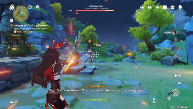 Genshin Impact Amber vs Starsnatcher........... смотреть онлайн