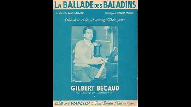 Gilbert Bécaud - La Ballade des Baladins - 1953 смотреть онлайн