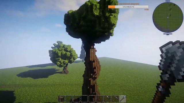 Строим кастомные деревья в minecraft #3 Let's build custom trees смотреть онлайн