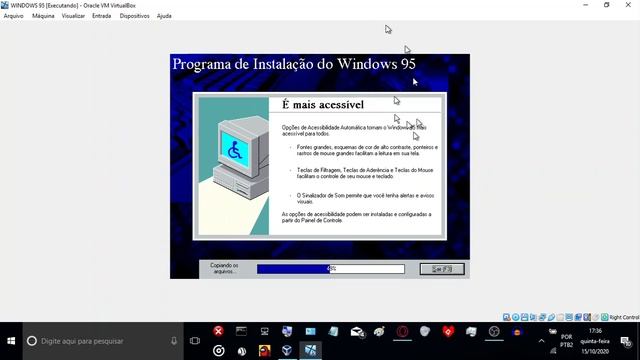 como instalar o windows 95 no virtualbox pt-br смотреть онлайн