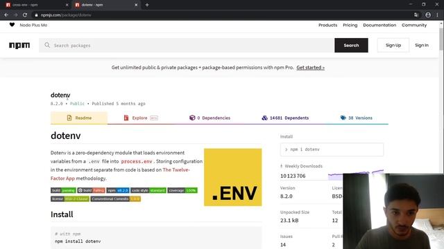 Comment gérer les variables d'environnement ? cross-env & dotenv смотреть онлайн