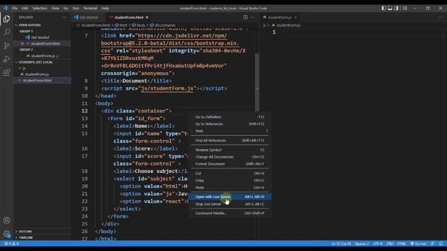 קורס JS ES 6 - יוצרים מערכת רשימת תלמידים - JSON + LOCALSTORAGE - חלק א' смотреть онлайн