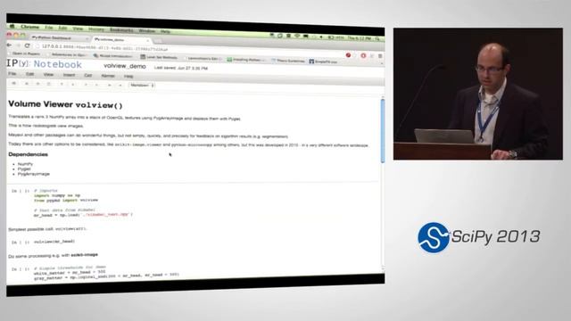 Experiences in Python for Medical Image Analysis; SciPy 2013 Presentation смотреть онлайн