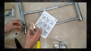 Монтаж и скрытое подключение электро полотенцесушителя Mario (Марио).