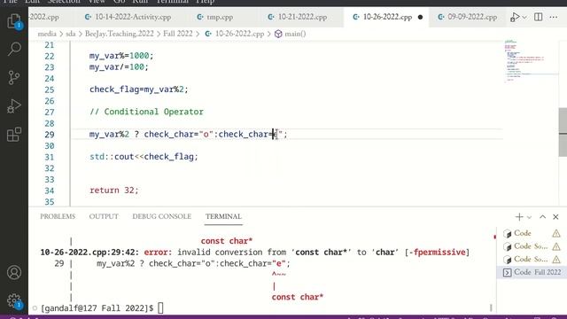 Conditional Operators (Statements) смотреть онлайн
