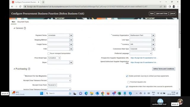 Oracle SCM Fusion - Configure procurement - part 7 смотреть онлайн