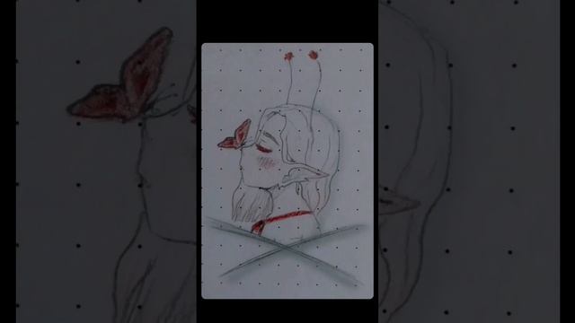 ? Рисунок на бумаге + программа для рисования. ? смотреть онлайн