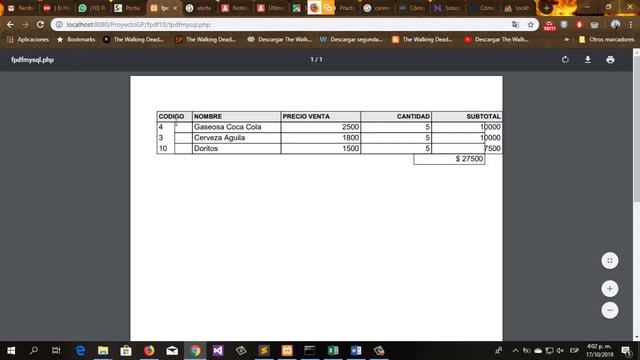 Generar PDF desde PHP смотреть онлайн