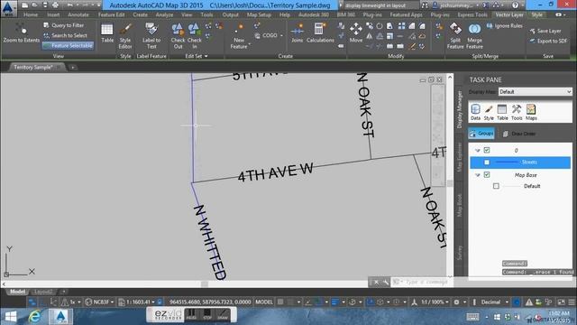 Territory Mapping AutocCAD Map 3D Part 2 смотреть онлайн