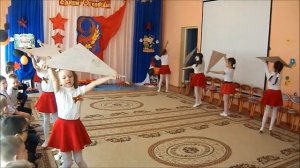 Танец "Письма".  Подготовительная группа  №7