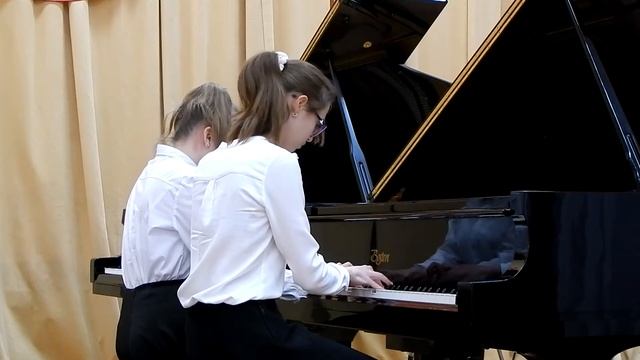 18. Захарова Екатерина - Гомозова Арина (класс Поповой С.М.) И. Дунаевский «Полька» из к/ф смотреть онлайн